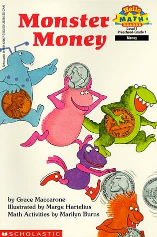 Book cover for Monster Money (Hello Reader, Math, Level 1) by MacCarone, Grace