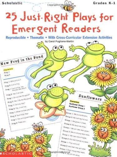 Book cover for 25 Just-Right Plays For Emergent Readers (Grades K-1) by Pugliano-Martin, Carol
