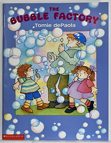Book cover for The Bubble Factory by Tomie De Paola