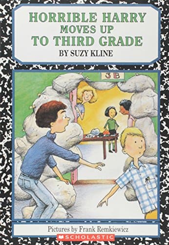 Book cover for Horrible Harry Moves Up to Third Grade (Horrible Harry) by Kline, Suzy