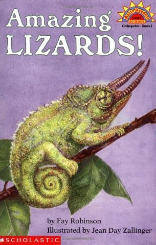 Book cover for Amazing Lizards (level 2) (Hello Reader) by Robinson, Fay