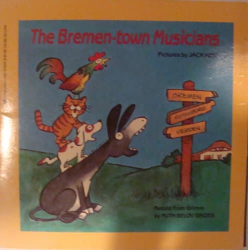 Book cover for The Bremen-Town Musicians;An Easy-to-Read Folktale by Ruth Belov Gross