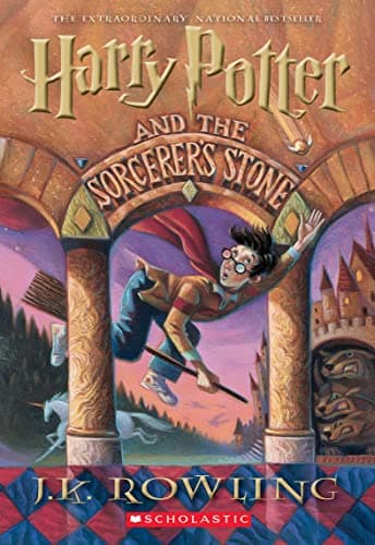 Book cover for Harry Potter and the Sorcerer's Stone by Rowling, J.K.