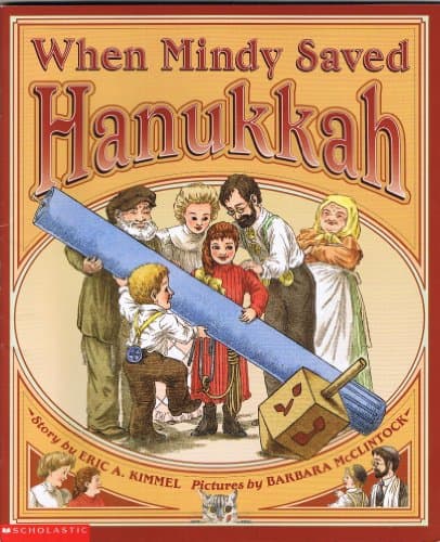 Book cover for When Mindy Saved Hanukkah by eric-a-kimmel