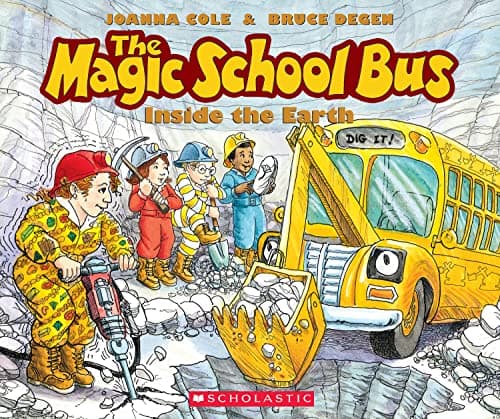 Book cover for The Magic School Bus Inside the Earth (Magic School Bus) by Joanna Cole