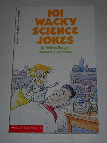 Book cover for 101 Wacky Science Jokes by Berger, Melvin