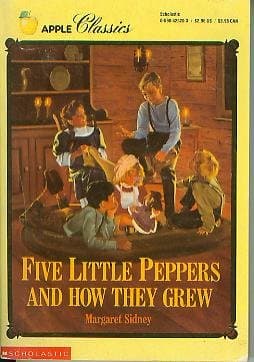 Book cover for Five Little Peppers and How They Grew (Apple Classics) by Sidney, Margaret