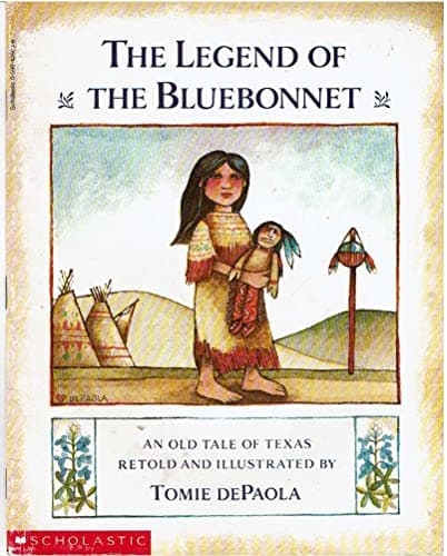 Book cover for The Legend of the Bluebonnet by Tomie dePaola