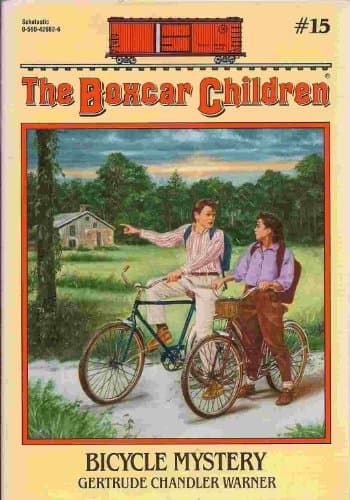 Book cover for The Boxcar Children: Bicycle Mystery #15 by Gertrude Chandler Warner