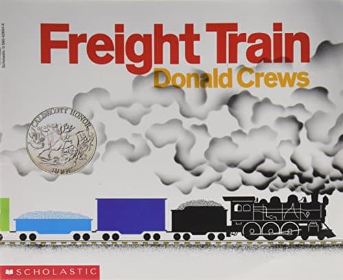Book cover for Freight train by Donald Crews