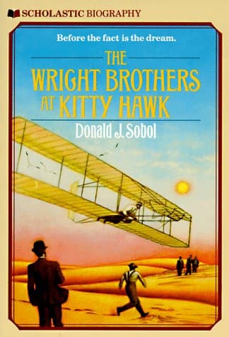Book cover for Wright Brothers at Kitty Hawk by Sobol, Donald J.