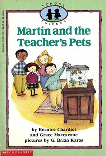 Book cover for Martin and the Teacher's Pets (School Friends, No. 5) by MacCarone, Grace