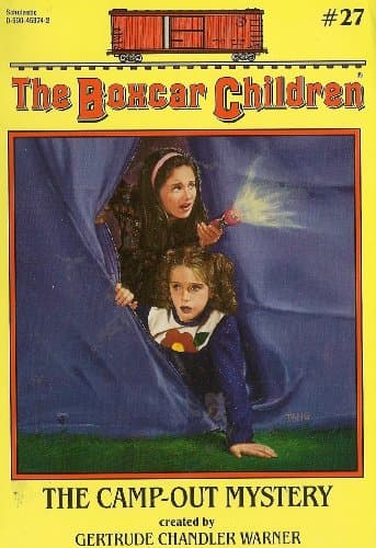 Book cover for The Camp-Out Mystery - Boxcar Children #27 by Gertrude Chandler Warner