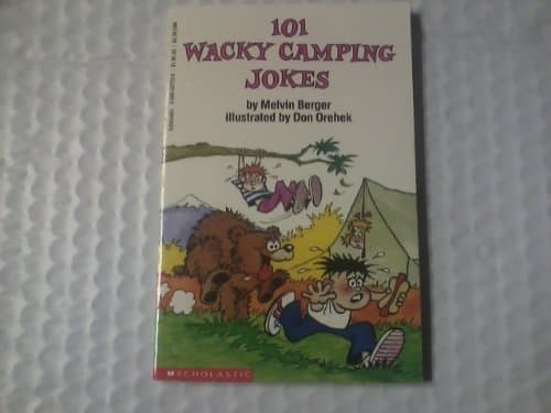 Book cover for 101 Wacky Camping Jokes by Berger, Melvin