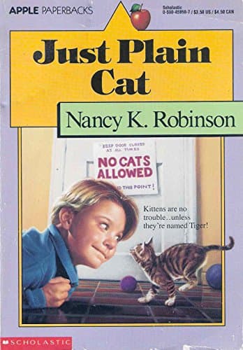 Book cover for Just Plain Cat by Robinson, Nancy K.