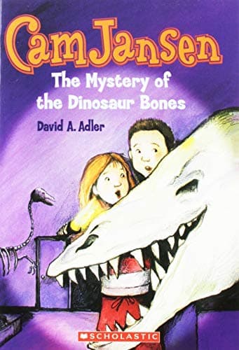 Book cover for Cam Jansen and the Mystery of the Dinosaur Bones by Adler, David A. [illustrated by susanna natti]
