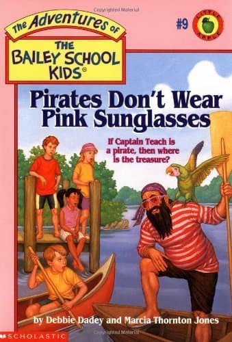 Book cover for Pirates Don't Wear Pink Sunglasses by Thornton Jones, Marcia