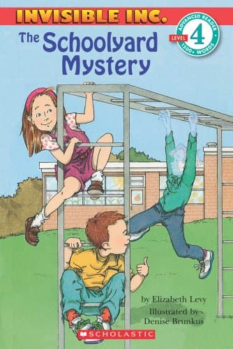 Book cover for The Schoolyard Mystery (Invisible Inc., No. 1; Hello Reader! Level 4) by Elizabeth Levy