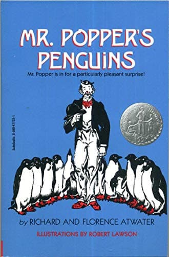 Book cover for Mr. Popper's Penguins by Atwater, Richard;Atwater, Florence