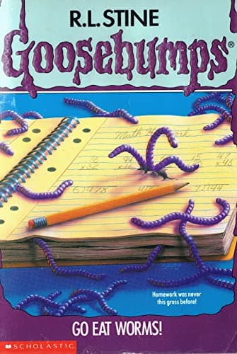 Book cover for Go Eat Worms (Goosebumps, No. 21) by Stine, R. L.