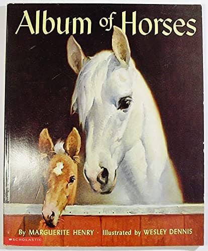 Book cover for Album of horses by marguerite-henry