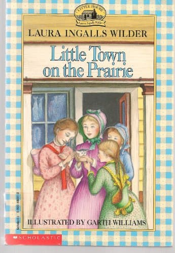 Book cover for Little Town on the Prairie by Laura Ingalls Wilder
