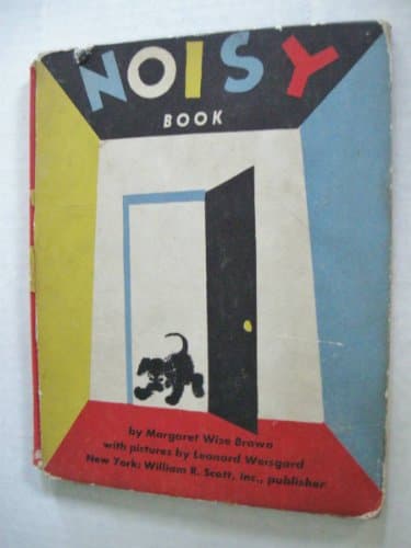 Book cover for The Noisy Book by Margaret Wise Brown