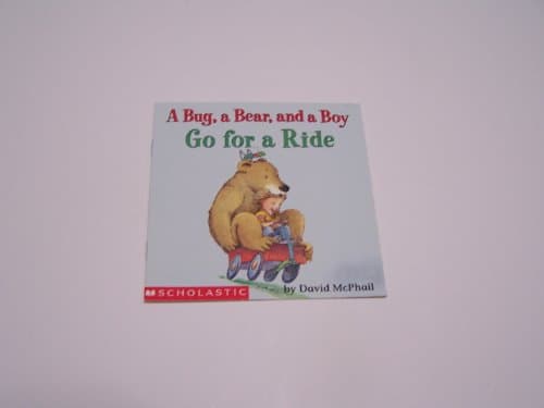 A bug, a bear, and a boy go for a ride