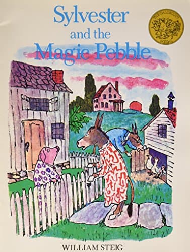 Book cover for Sylvester and the Magic Pebble (Winner of The Caldiecott Medal) by Steig, William
