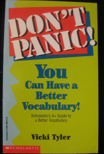 Book cover for Don't panic! You can have a better vocabulary! by Tyler, Vicki
