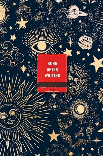Book cover for Burn After Writing (Celestial) by Jones, Sharon