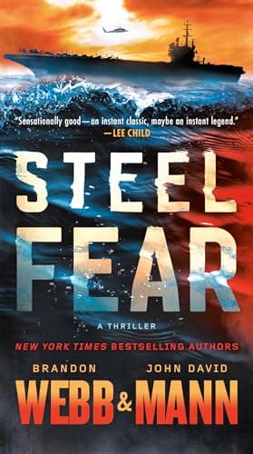 Book cover for Steel Fear: A Thriller (The Finn Thrillers) by Webb, Brandon