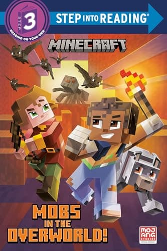 Book cover for Mobs in the Overworld! (Minecraft) (Step into Reading) by Eliopulos, Nick