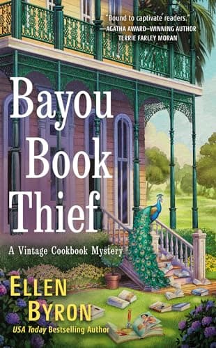 Book cover for Bayou Book Thief (A Vintage Cookbook Mystery) by Byron, Ellen