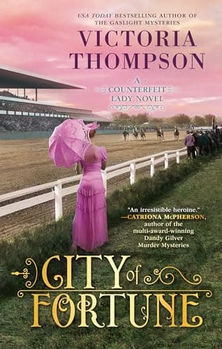 Book cover for City of Fortune (A Counterfeit Lady Novel) by Thompson, Victoria