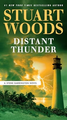 Book cover for Distant Thunder (A Stone Barrington Novel) by Woods, Stuart