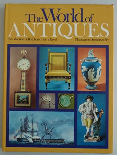 Book cover for The world of antiques by Somerset Fry, Plantagenet