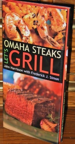 Book cover for Omaha Steaks: Let's Grill by John Harrisson