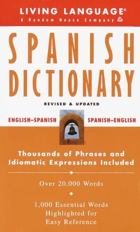 Book cover for Living Language Diccionario de Español by Living Language