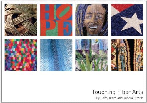 Book cover for Touching Fiber Arts by Carol Ikard