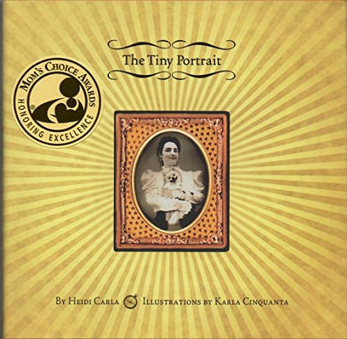 Book cover for The Tiny Portrait by Heidi Carla