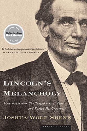 Book cover for Lincoln's Melancholy: How Depression Challenged a President and Fueled His Greatness by Shenk, Joshua Wolf
