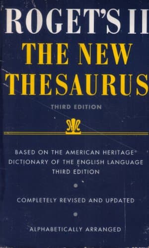 Book cover for Roget's II: The New Thesaurus by Houghton Mifflin Company
