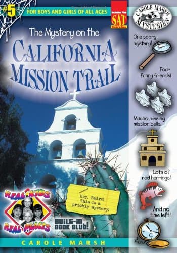 Book cover for The Mystery on the California Mission Trail (Carole Marsh Mysteries) by Marsh, Carole