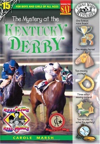 Book cover for The Mystery of the Kentuky Derby by Marsh, Carole