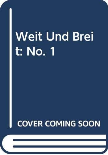 Book cover for Weit Und Breit: No. 1 (German Edition) by unknown author