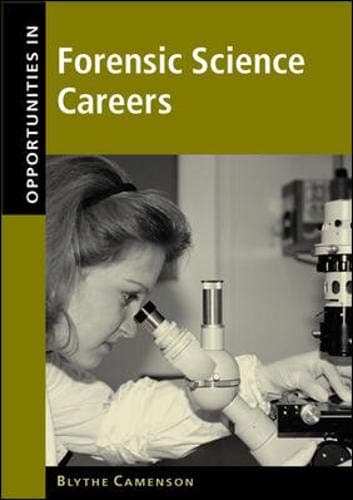 Book cover for Opportunities in Forensic Science Careers by Camenson, Blythe