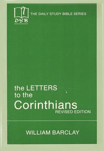 Book cover for Letters to the Corinthians (The Daily Study Bible Series.--Rev. Ed) (English and Hebrew Edition) by Barclay, William