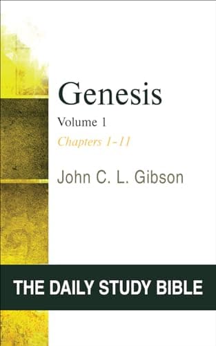 Book cover for Genesis, Volume 1 (OT Daily Study Bible Series) (The Daily Study Bible) by Gibson, John C. L.