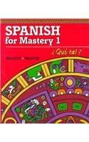 Book cover for Spanish for Mastery I: Que Tal by Valette, Jean-Paul